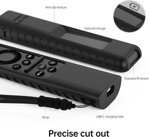 for Samsung Silicone Remote Cover Compatible with Samsung 2023,2024 TM2360E BN59 01432A TM2361E BN59 01455A Samsung Smart TV Remote Case Shockproof Dustproof Anit Lost with Lanyard in Saudi Arabia