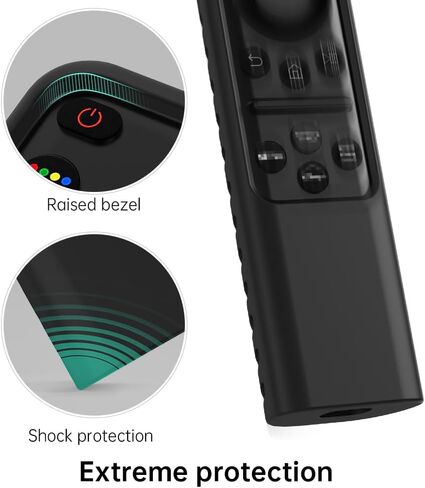 for Samsung Silicone Remote Cover Compatible with Samsung 2023,2024 TM2360E BN59 01432A TM2361E BN59 01455A Samsung Smart TV Remote Case Shockproof Dustproof Anit Lost with Lanyard in Saudi Arabia