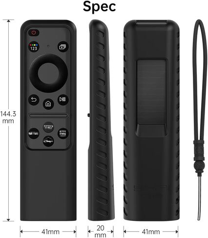 for Samsung Silicone Remote Cover Compatible with Samsung 2023,2024 TM2360E BN59 01432A TM2361E BN59 01455A Samsung Smart TV Remote Case Shockproof Dustproof Anit Lost with Lanyard in Saudi Arabia