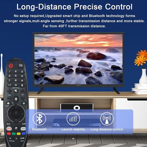 Replacement Universal LG Remote for Smart TV, Remote with Pointer Function Universal LG Remote for QNED NanoCell LG UHD OLED 4K 8K Model Netflix, Prime Video Hotkey in Kuwait