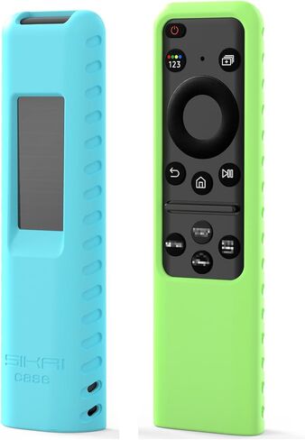 غطاء جهاز تحكم عن بعد من السيليكون متوافق مع سامسونج 2023,2024 TM2360E BN59 01432A TM2361E BN59 01455A حافظة جهاز التحكم عن بعد للتلفزيون الذكي من سامسونج مقاومة للصدمات والغبار مع حبل قصير in Kuwait