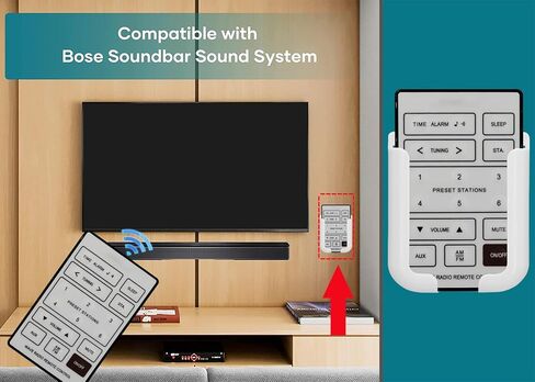 جهاز تحكم عن بعد بديل لراديو Bose Wave Cd Awrc A7 Awr1-1w Awr1-2w Awr113 (مع دعامة تثبيت) in Kuwait