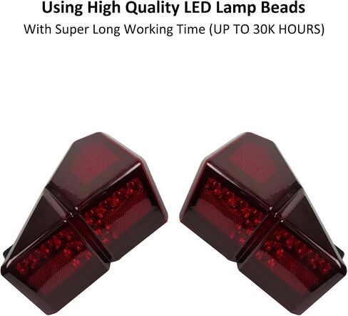 مصابيح خلفية LED UTV، مصباح تشغيل إيقاف الفرامل الخلفي مناسب لـ Polaris Ranger 1000/Crew 1000 2020 2021، مناسب لـ Ranger XP 1000/Crew XP 1000 2018 2019 2020 2021#2413766 in Saudi Arabia