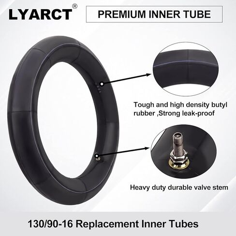 أنبوب داخلي 130/90-16 بسمك TR-4 3 مم لدراجة نارية سكوتر لتطبيقات الشوارع والطرق الوعرة in Kuwait
