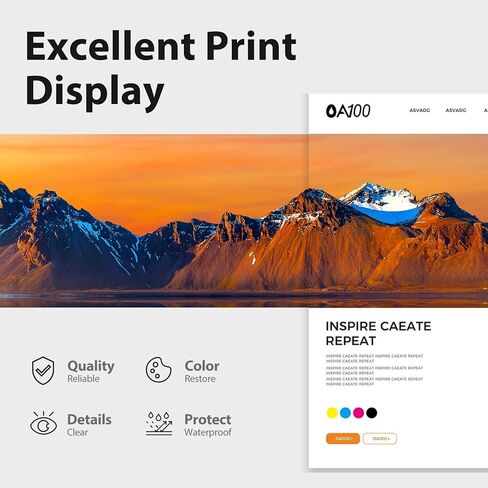 OA100 67 XXL Remanufactured Ink Cartridge Replacement for HP Ink 67 67XL 67XXL for 2755e 2700 6055e 6000 4155e 2700e 2700 6455e 6400 2752e 4100e Printer for HP 67XL Printer Ink Black Color (2-Pack) in Kuwait