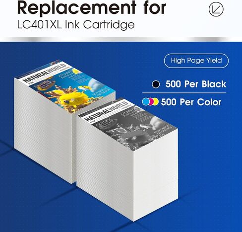 LLAOLLAO LC401XL Ink Cartridges Compatible Replacement for Brother LC401 XL for Brother MFC-J1010DW MFC-J1012DW MFC-J1170DW Printer Black Cyan Magenta Yellow (4 Pack) in Saudi Arabia