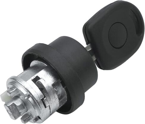 1K0905851B أسطوانة قفل مفتاح الإشعال مناسبة لـ 2003-2013 Volkswagen VW Golf Jetta MK5 Audi A3 TT R8 يستبدل 1K0905865 5Q0905865A قفل توجيه مفتاح الإشعال مع مفتاح in Kuwait