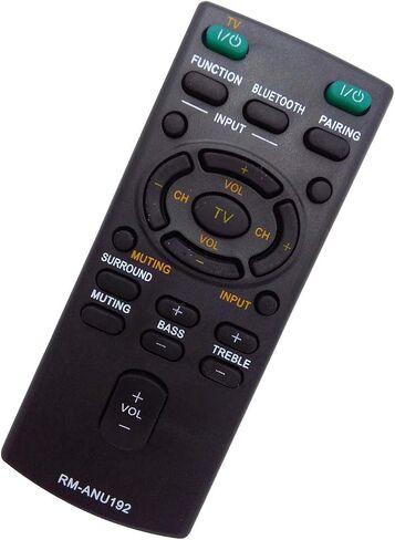 Replaced New RM-ANU192 Sound Bar Remote fit for Sony Sound bar HT-CT60BT SS-WCT60 HT-CT60 SA-CT60 SA-CT60BT HTCT60BT SSWCT60 HTCT60 SACT60 SACT60BT in Saudi Arabia
