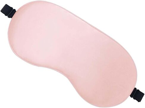 قناع النوم الحريري قناع العين من نسيج الحرير للعيون المنتفخة والهالات السوداء والصداع النصفي وتخفيف الألم وحزام قابل للتعديل من القماش الناعم وغطاء من القماش الناعم القابل لإعادة الاستخدام in Kuwait