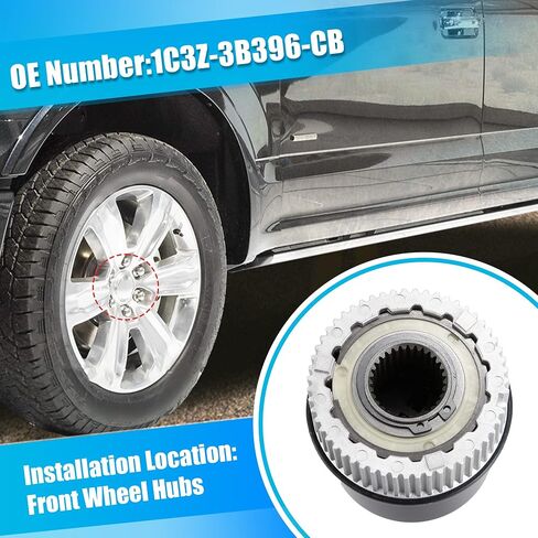 X AUTOHAUX 2 Pcs 4x4 Auto Locking Hub 4WD Locking Hub Actuator for Ford F-250 Super Duty 1999-2004 for Ford Excursion 2000-2005 1C3Z-3B396-CB 4 Wheel Drive in Saudi Arabia