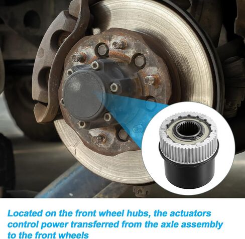 X AUTOHAUX 2 Pcs 4x4 Auto Locking Hub 4WD Locking Hub Actuator for Ford F-250 Super Duty 1999-2004 for Ford Excursion 2000-2005 1C3Z-3B396-CB 4 Wheel Drive in Saudi Arabia