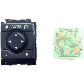 Car Button Fit for RAV4 2020 2021 Car Wing Door Side Reverse Rearview Mirror Folding Switch Button Left Hand Drive Vehicle Steering Wheel Buttons(Red) in Kuwait