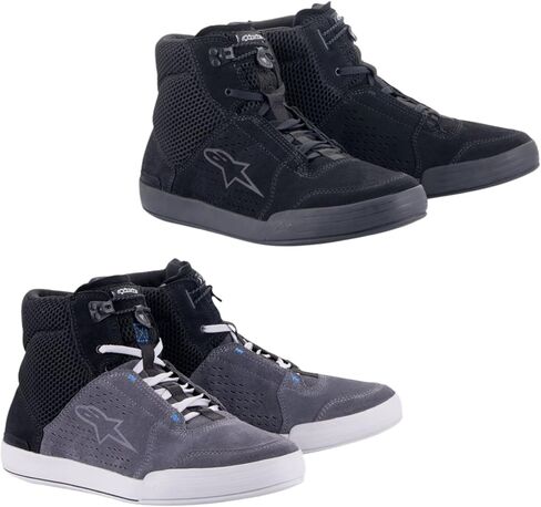 Alpinestars Chrome Air Riding Shoes (12) (BLACK/BLACK/GREY) in Saudi Arabia
