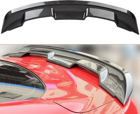 Rear Trunk Spoiler Wing Compatible with Ford Mustang 2015-2024 GT/EcoBoost/V6/V8/Shelby 2-Door Models, Carbon Fiber Style in Saudi Arabia