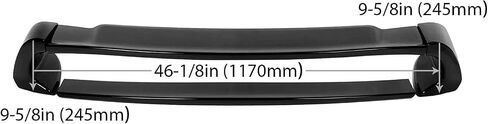 HECASA Rear Trunk Spoiler Wing Pre-Painted Compatible with 2006-2011 Honda Civic 4 Door Sedan Glossy Black in Saudi Arabia