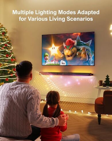 ULTIMEA 5.0ch Sound Bar for Smart TV, PC Soundbar with RGB Light, Detachable Soundbar for TV with App Control, 180W Peak Power, Bluetooth 5.3 TV Sound Bar, HDMI-ARC/Opt/AUX, Wall Mount, Apollo S70 in Kuwait