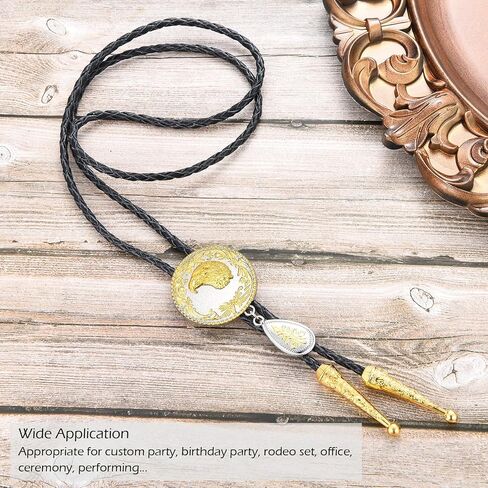 Native American Bolo Tie, Western Cowboy Neckties, Religious Cross Faith with Drop Bolo Ties for Men Women in Saudi Arabia