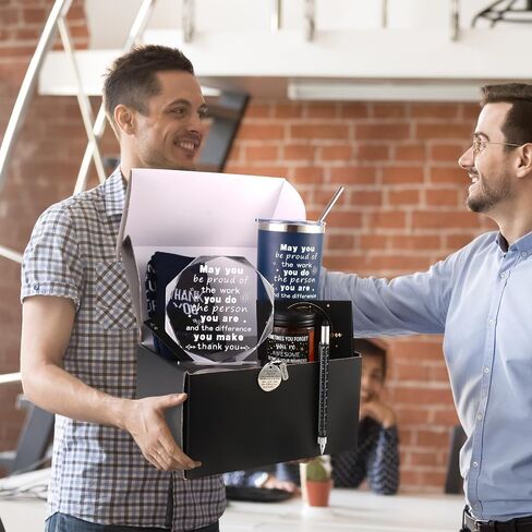 Kolewo4ever 9 Pieces Employee Appreciation Gift for Men Thank You Gift May you Be Proud Gifts for Team Coworkers Farewell Male Friend (Navy Blue) in Saudi Arabia