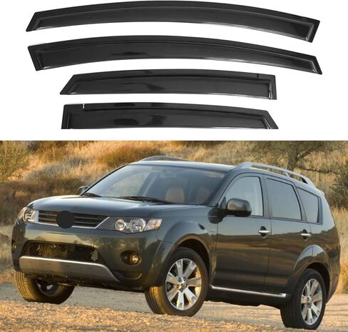 Window Visor Compatible with Dodge Durango 2011-2024, Rain Guard Tape-On Extra Durable Side Vent Window Deflector, 2011 2012 2013 2014 2015 2016 2017 2018 2019 2020 2021 2022 2023 2024 in Kuwait