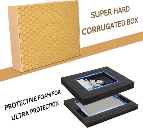 صناديق شحن أجهزة الكمبيوتر المحمول مزودة بالفوم، وصناديق بريدية متوسطة الحجم من الورق المقوى، وصناديق تغليف لأجهزة الكمبيوتر المحمول مقاس 10 بوصة - 15.6 بوصة in Kuwait