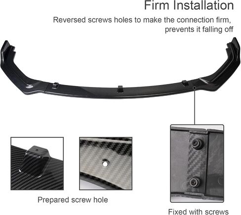 3pcs الأمامية الوفير شفة الخائن الملاءمة لـ Infiniti Q50 2018 2019 2020 2021 2022 ، Base Sedan ، JDM Air Dam Dam Chin Spoiler Kit ، Glossy Black in Saudi Arabia