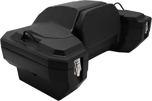 TCMT 96L ATV Rear Passenger Seat Rack Cargo Storage Helmet Trunk Box Luggage Black in Saudi Arabia