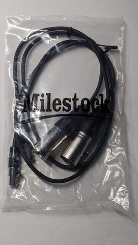 2-Pcs Balanced TA3 to XLR Cable Compatible with Zoom TXF-8 F8n Field Recorder and Other Devices, Female TA3 Mini XLR to Male Full Size XLR, TA3-XLR-2Pcs in Saudi Arabia