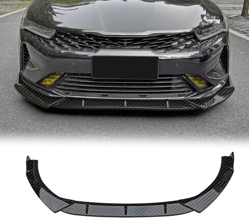 Front Bumper Lip Splitter Compatible with 2024 2023 2022 2021 Kia K5 & 2025 Kia K5 GT/GT Line 3PC Front Splitter Protection Front Bumper Lower Lip Splitter (Gloss Black) in Saudi Arabia