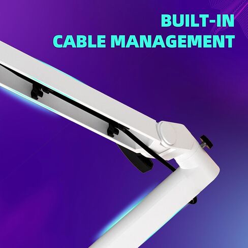 Low Profile Mic Arm Soiid Metal Sturdy Boom Arm Flexible Low Profile Microphone Arm Desk Microphone Stand for Podcasting Recording Desk Zooming in Kuwait