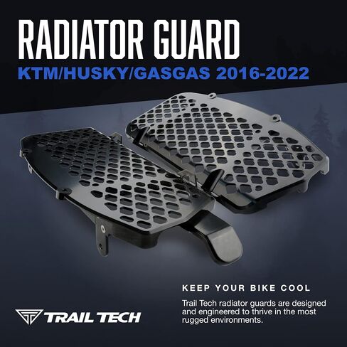 Trail Tech Craviator Guards ، Black-KTM/HUSQ 16-22 ، (0151-RB02) in Saudi Arabia