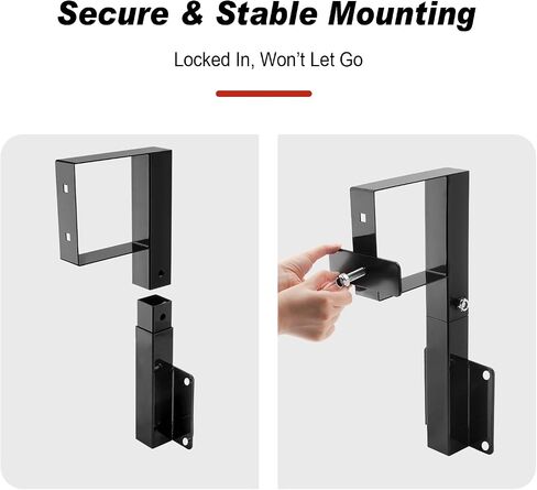 Spare Tire Carrier for 4" Square Bumpers, Trailer RV Bumper Spare Tire Mount in Saudi Arabia