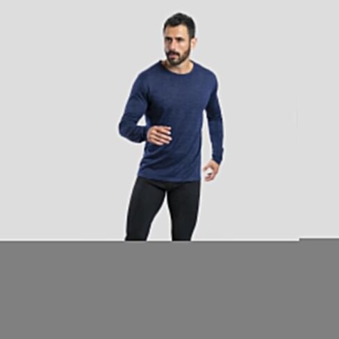 Men's Alpaca Wool Long Sleeve Shirt: 160 Ultralight in Saudi Arabia
