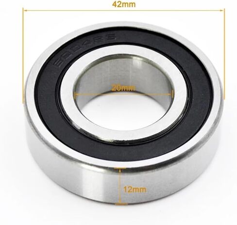 10pcs 6000 6001 6002 6003 6004 6005 2RS RS DDU Bearings Deep Groove Ball Bearings(6000-2RS 10x26x8mm) in Saudi Arabia