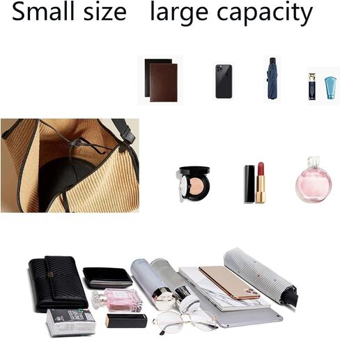 Straw Bag for Women,Trendy Handbag Purse Summer Beach Shoulder with Top-Handle,for Ladies Vacation Travel Shopping in Saudi Arabia