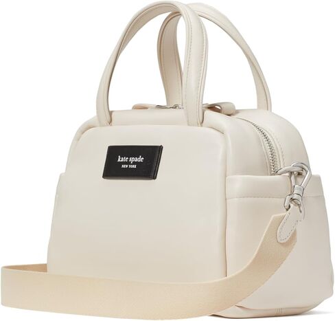 kate spade new york womens Puffed Smooth Leather Satchel in Kuwait
