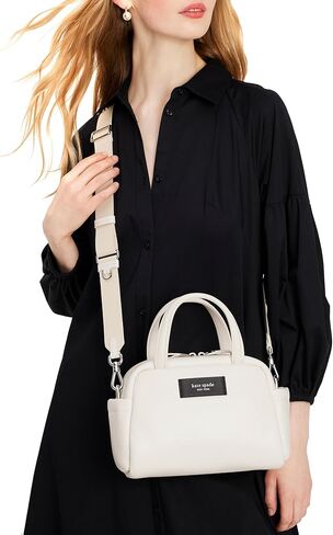kate spade new york womens Puffed Smooth Leather Satchel in Kuwait