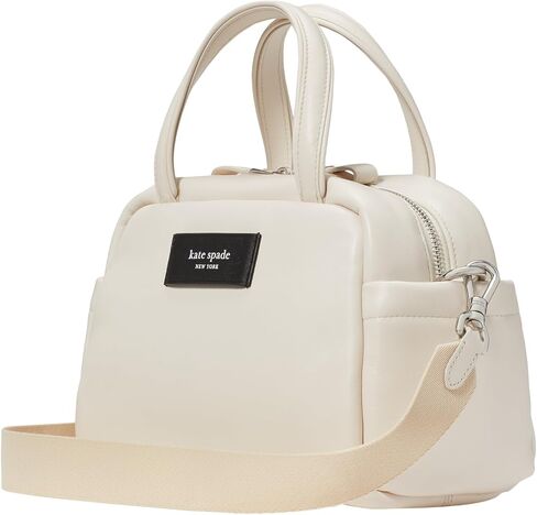 kate spade new york womens Puffed Smooth Leather Satchel in Kuwait