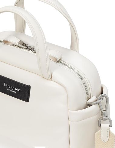 kate spade new york womens Puffed Smooth Leather Satchel in Kuwait