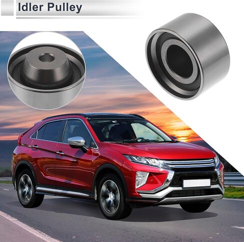 محرك حزام محرك البكرة في Mitsubishi Pajero 1991-2000 شد Serpentineer بكرة العاطل رقم MD156604 الصلب الفضة النغمة 1 PCS in Saudi Arabia