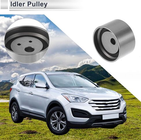حزام محرك حزام الالتزام بكرة لكرايسلر سيبرينغ 1995-2005 ل Mitsubishi Eclipse 00-12 Serpentine Tensioner Pulley Idler No.24503530/MD140071 1 PC in Saudi Arabia