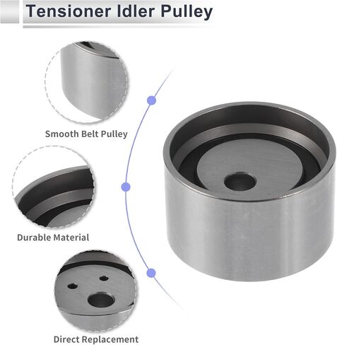 حزام محرك حزام الالتزام بكرة لكرايسلر سيبرينغ 1995-2005 ل Mitsubishi Eclipse 00-12 Serpentine Tensioner Pulley Idler No.24503530/MD140071 1 PC in Saudi Arabia