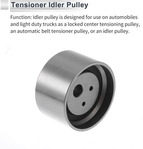 حزام محرك حزام الالتزام بكرة لكرايسلر سيبرينغ 1995-2005 ل Mitsubishi Eclipse 00-12 Serpentine Tensioner Pulley Idler No.24503530/MD140071 1 PC in Saudi Arabia
