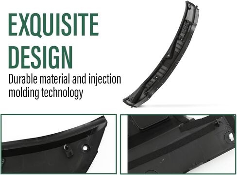 LQI Wiper Cowl Cover Cover Panel More Lower Motor مع BMW E46 323CI 323I 325CI 325I 325XI 328I 330CI 330I 330XI M3 1997-2006 Black 517182084833 in Kuwait
