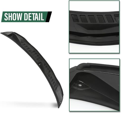 LQI Wiper Cowl Cover Cover Panel More Lower Motor مع BMW E46 323CI 323I 325CI 325I 325XI 328I 330CI 330I 330XI M3 1997-2006 Black 517182084833 in Kuwait