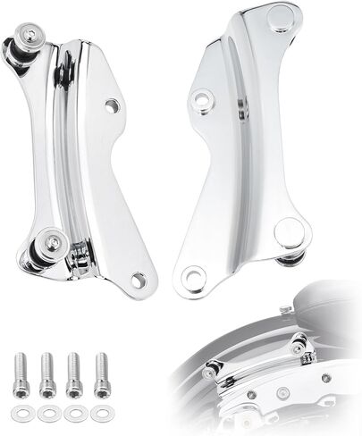 PBYMT 4 Point Docking Hardware Kit Chrome Compatible for Harley Davidson Road Glide Road King Street Glide Electra Glide 2014-2024 in Saudi Arabia