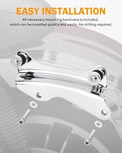 PBYMT 4 Point Docking Hardware Kit Chrome Compatible for Harley Davidson Road Glide Road King Street Glide Electra Glide 2014-2024 in Saudi Arabia