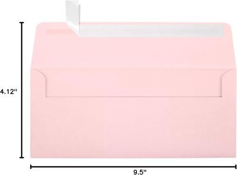 LUXPaper #10 Business Envelopes | Peel & Press | 4 1/8" x 9 1/2" | Natural Linen | 80lb. Text | 50 Qty in Saudi Arabia