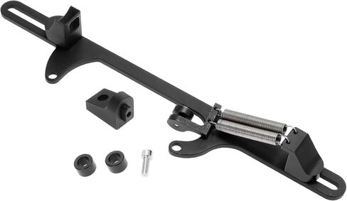 Adjustable Throttle Cable Bracket for 4500 Series Throttle End Spring Brackets Kit Aluminum Alloy Black Auto Replacement Parts in Saudi Arabia