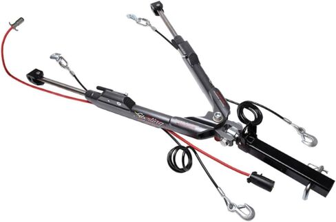 Roadmaster Sterling All-Terrain Tow Bar and Baseplate Combo with Universal Economy Wiring Kit & Invisibrake Braking System fits 2021 2024 Bronco with Plastic Bumper | Includes Decal in Kuwait