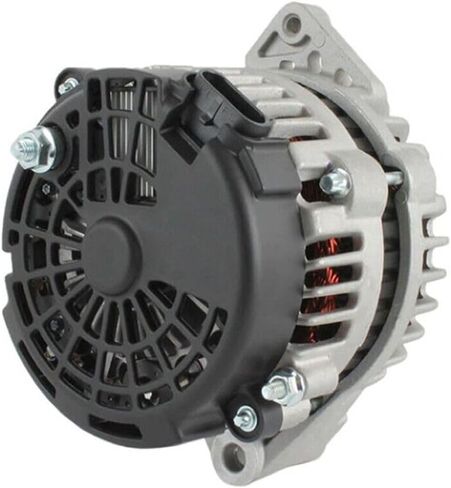 24V 50 8 Groove Alternator Fits Industrial B C Series Blade-F Terminal Internal-Fan Spool-Mount Type Negative-Polarity Solid-Pulley 8600365 in Saudi Arabia